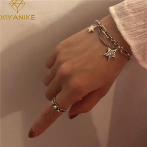 XIYANIKE Glowing Zircon Pendant Bracelet Chain Gift Bracelet