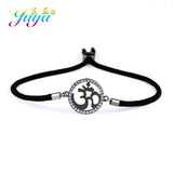 AUM OM Charm Bracelets Red Thread Religious Handicraft