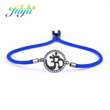 AUM OM Charm Bracelets Red Thread Religious Handicraft