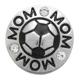 6pcs/lot Snap Buttons Jewelry Crystal Metal Fit 18mm Snap Button Bracelet
