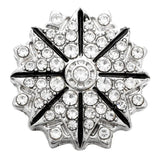 6pcs/lot Snap Buttons Jewelry Crystal Metal Fit 18mm Snap Button Bracelet