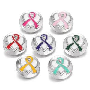 5pcs Mixed Rhinestone Flower Snap Buttons for Snap Bracelet Bangle