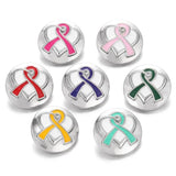 5pcs Mixed Rhinestone Flower Snap Buttons for Snap Bracelet Bangle