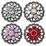 5pc/lot Snap Jewelry Mix Many Styles Rhinestone Snaps Jewelry