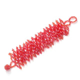 Colorful Crystal Beads Bracelets for Women Boho Sweet Rice Beads Chain