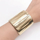 Luxury Weave Plated Cuff Bracelet for Women