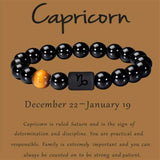 Zodiac Signs Bracelet Couples 12 Constellation Beaded Bracelet Men Women Jewelry