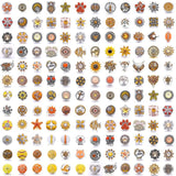 5pcs Yellow Rhinestone Flower 18mm Metal Snap Buttons