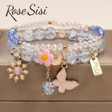 Crystal transfer bracelet for women