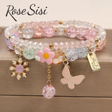 Crystal transfer bracelet for women