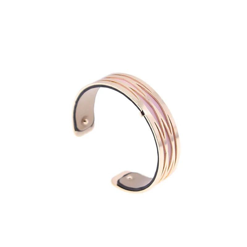 15MM Geometric Reversible Interchangeable Bracelet Femme Bijoux