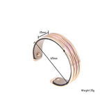 15MM Geometric Reversible Interchangeable Bracelet Femme Bijoux