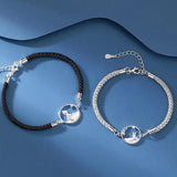 2Pcs Little Prince & Fox Bracelets Friendship Wedding Charms Jewelry