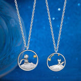 2Pcs Little Prince & Fox Bracelets Friendship Wedding Charms Jewelry
