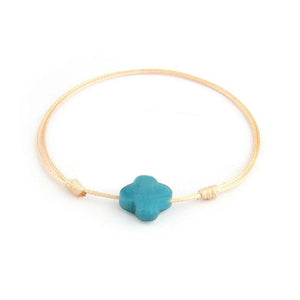 Boho Wood Five-Pointed Star Bracelet Rope Women's Jewelry