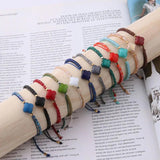 Boho Wood Five-Pointed Star Bracelet Rope Women's Jewelry