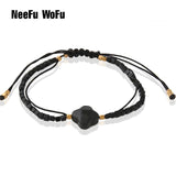Boho Wood Five-Pointed Star Bracelet Rope Women's Jewelry