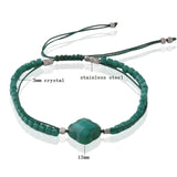 Boho Wood Five-Pointed Star Bracelet Rope Women's Jewelry