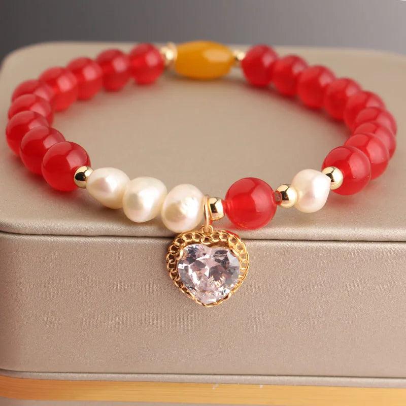 Japanese Butterfly Pearl Bracelet for Women