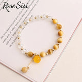 Japanese Butterfly Pearl Bracelet for Women