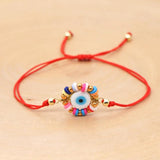 Evil Eye Bracelet Red String Greek Adjustable Rope Ojo Turco Pulseras
