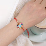 Evil Eye Bracelet Red String Greek Adjustable Rope Ojo Turco Pulseras