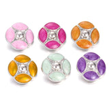 5pc/lot Mom Flower Love 18mm Metal Snap Buttons for Bracelet Charms