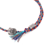 Tibetan Buddha Head Rope Bracelet Amulet Multicolor Bracelet Men Women