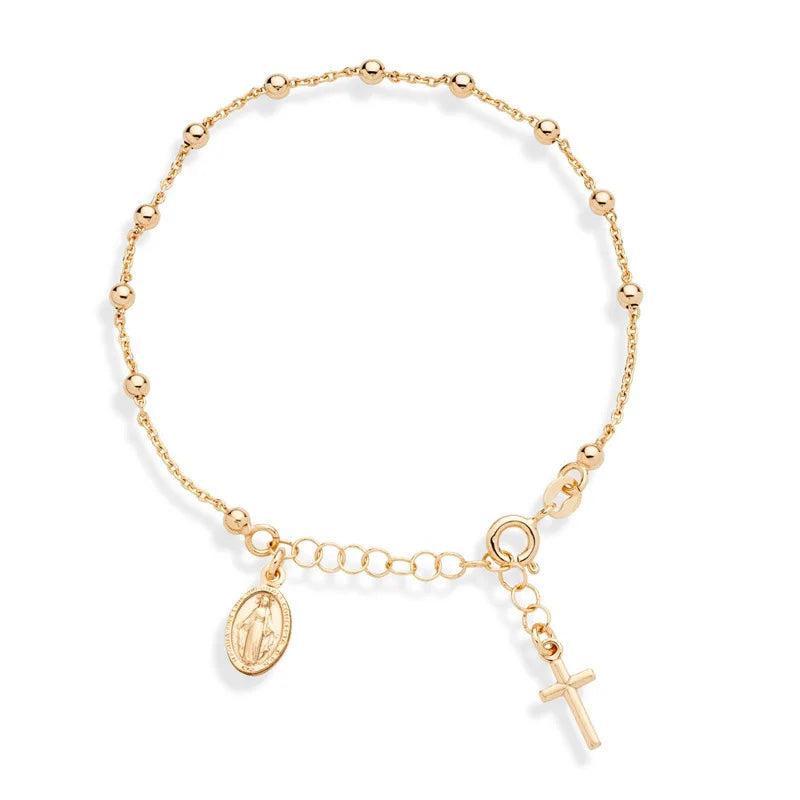 Metal Charms Bracelet Layered Bangles Women's Jewelry Arm Band