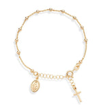 Metal Charms Bracelet Layered Bangles Women's Jewelry Arm Band