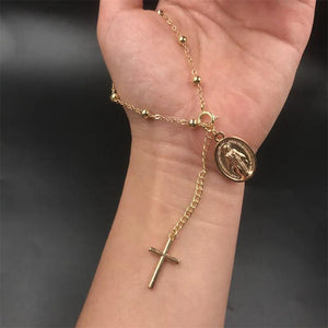 Metal Charms Bracelet Layered Bangles Women's Jewelry Arm Band