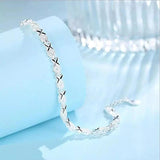 Cross Circle Charm Bracelets Bangle Women Wedding Party Jewelry Gift