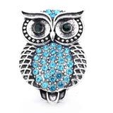 5pcs Alloy Rhinestone Snap Buttons for Snap Bracelet Bangle