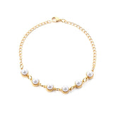 Colorful Stone Wedding Bracelet Stainless Steel Crystal Bangle