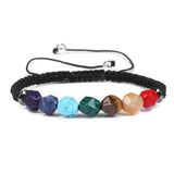 7 Chakra Stone Bracelet Natural Healing Reiki Yoga Jewelry RZ-01