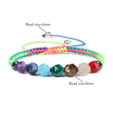 7 Chakra Stone Bracelet Natural Healing Reiki Yoga Jewelry RZ-01