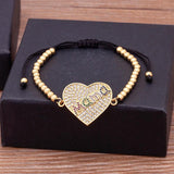 Adjustable Crystal Charm Bangle for Women