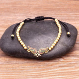 Adjustable Crystal Charm Bangle for Women