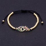 Adjustable Crystal Charm Bangle for Women