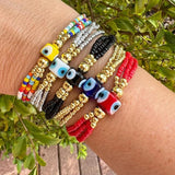 Evil Eye Beaded Bracelets for Women and Men