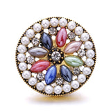 5pcs 18mm Snap Button Jewelry Metal Charm Snap Buttons for Snap Bracelet