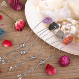 Strawberry Quartz Lapis Amazonite Stone Bracelet