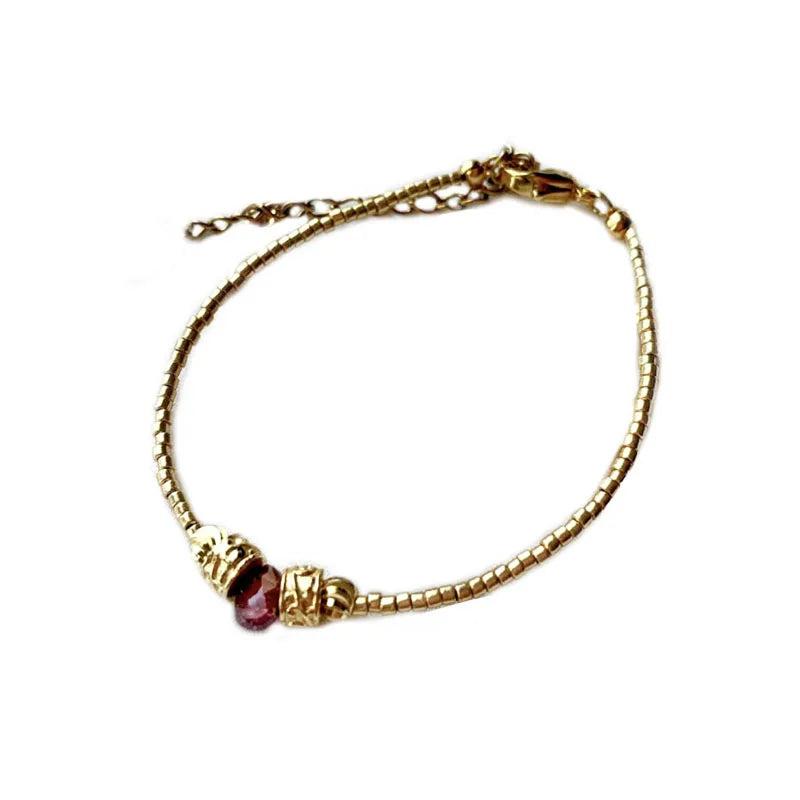 Labradorite Bracelet Charm Copper Alloy Men Women Party