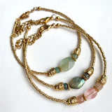 Labradorite Bracelet Charm Copper Alloy Men Women Party