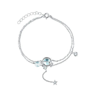 Boho Double Layer Tassel Charm Bracelet for Women