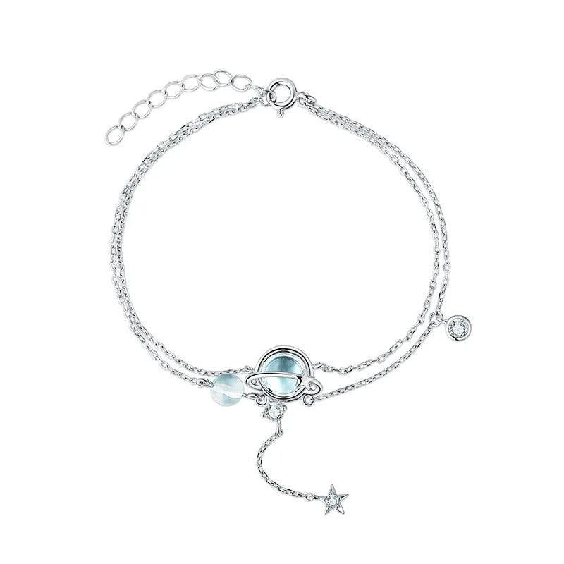 Boho Double Layer Tassel Charm Bracelet for Women