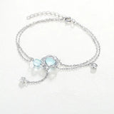 Boho Double Layer Tassel Charm Bracelet for Women