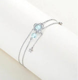 Boho Double Layer Tassel Charm Bracelet for Women
