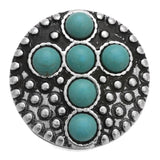 6pcs Snap Jewelry 18mm Mixed Crystal Cross Metal Snaps