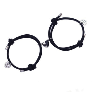 Heart Magnet Couple Bracelets Magnetic Love Bangle Gift